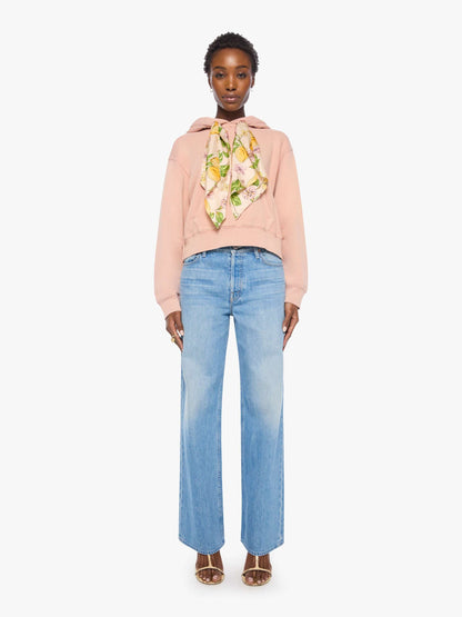 Mother Denim Women The Shrunken Boxy Cravat Hoodie